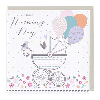 Card On Babys Naming Day